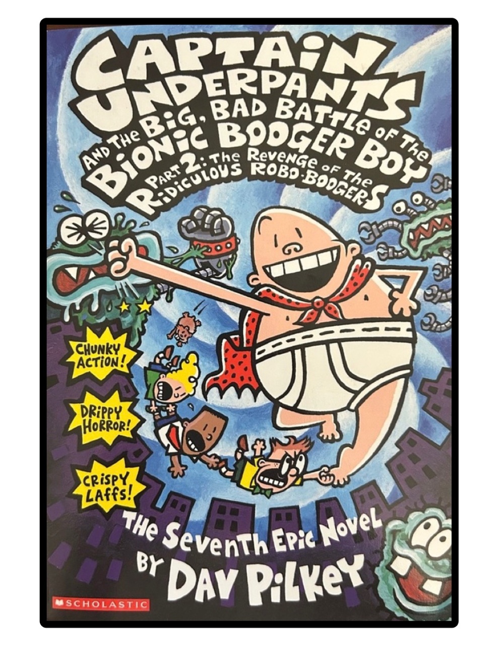 BUNDLE & SAVE🎉 Captain Underpants Bionic Booger Boy Part 2 Book # 7